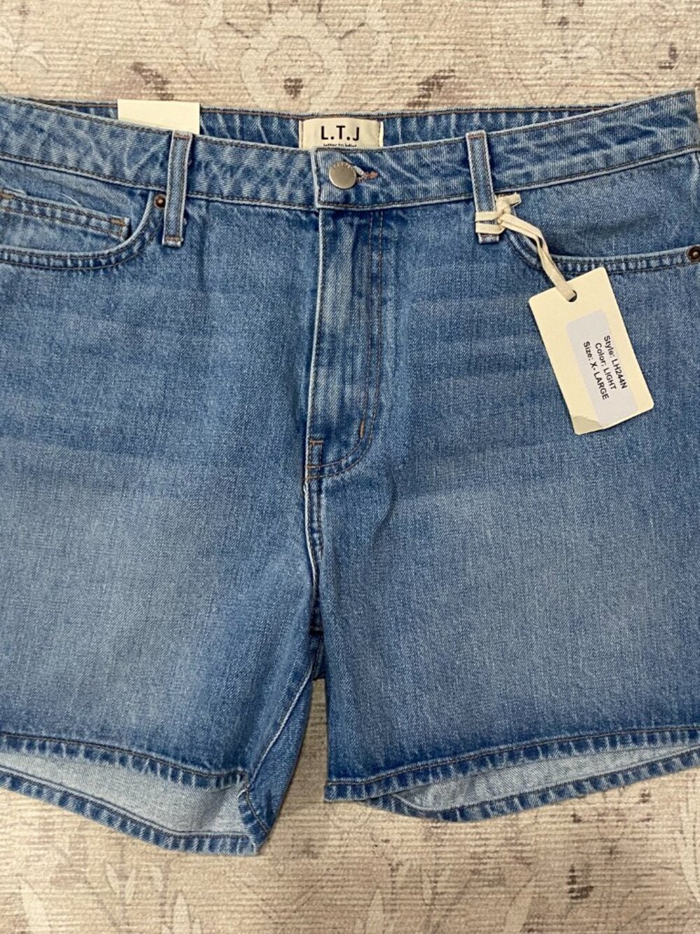 L.T.J. Letter to Juliet Jean Shorts